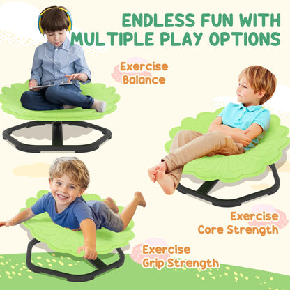 Flower-Shaped Kids Swivel Chair, Non-Slip Sensory Chair, Green Kids Chairs & Seating at Gallery Canada