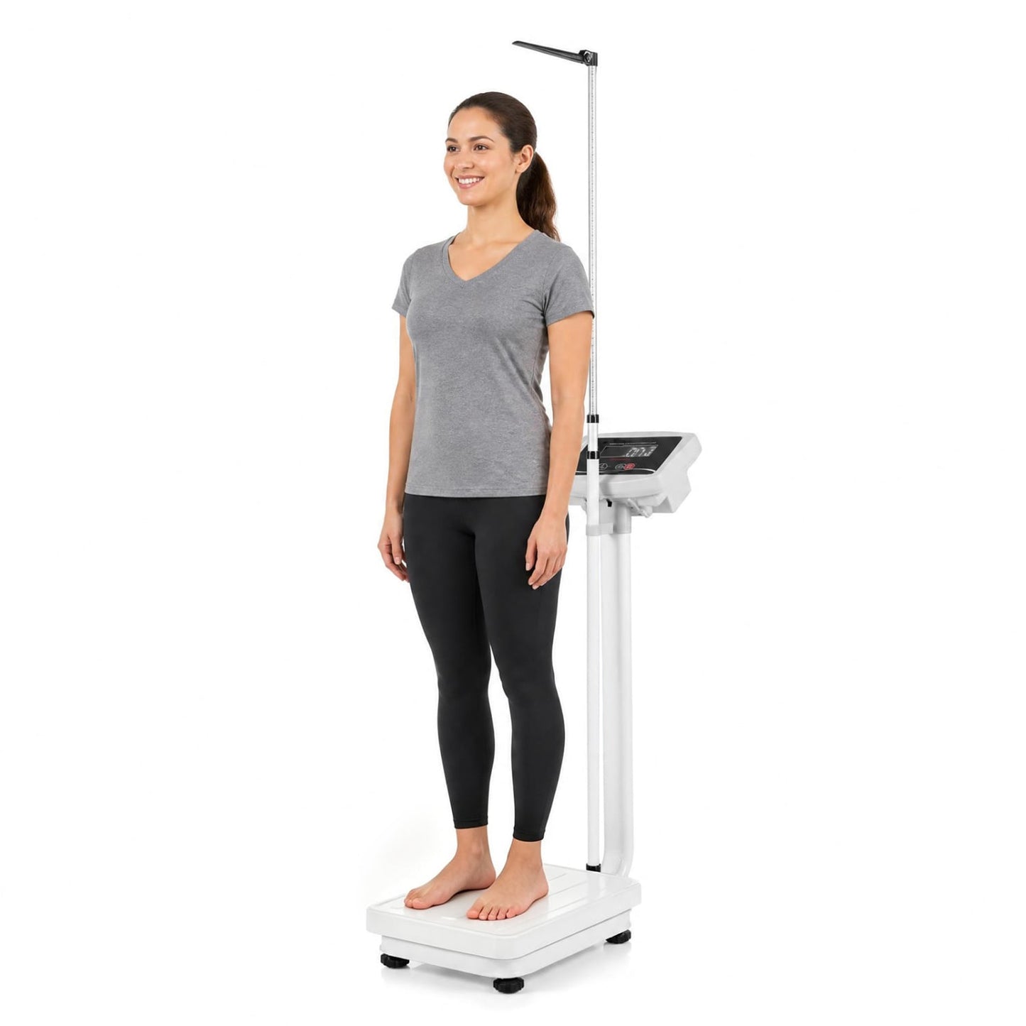Digital Height & Weight Scale, 400 lbs, LED
