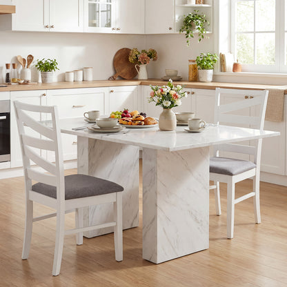 Dining Chairs Set Of 4, Rubber Wood Frames, White Dining Chairs at Gallery Canada