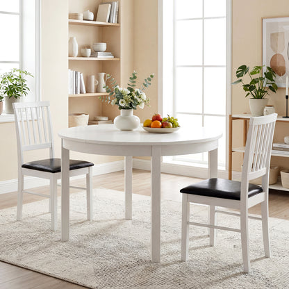 Modern Mid Century Dining Chairs Set Of 2, White Dining Chairs at Gallery Canada