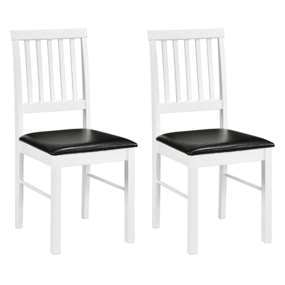Modern Mid Century Dining Chairs Set Of 2, White Dining Chairs at Gallery Canada