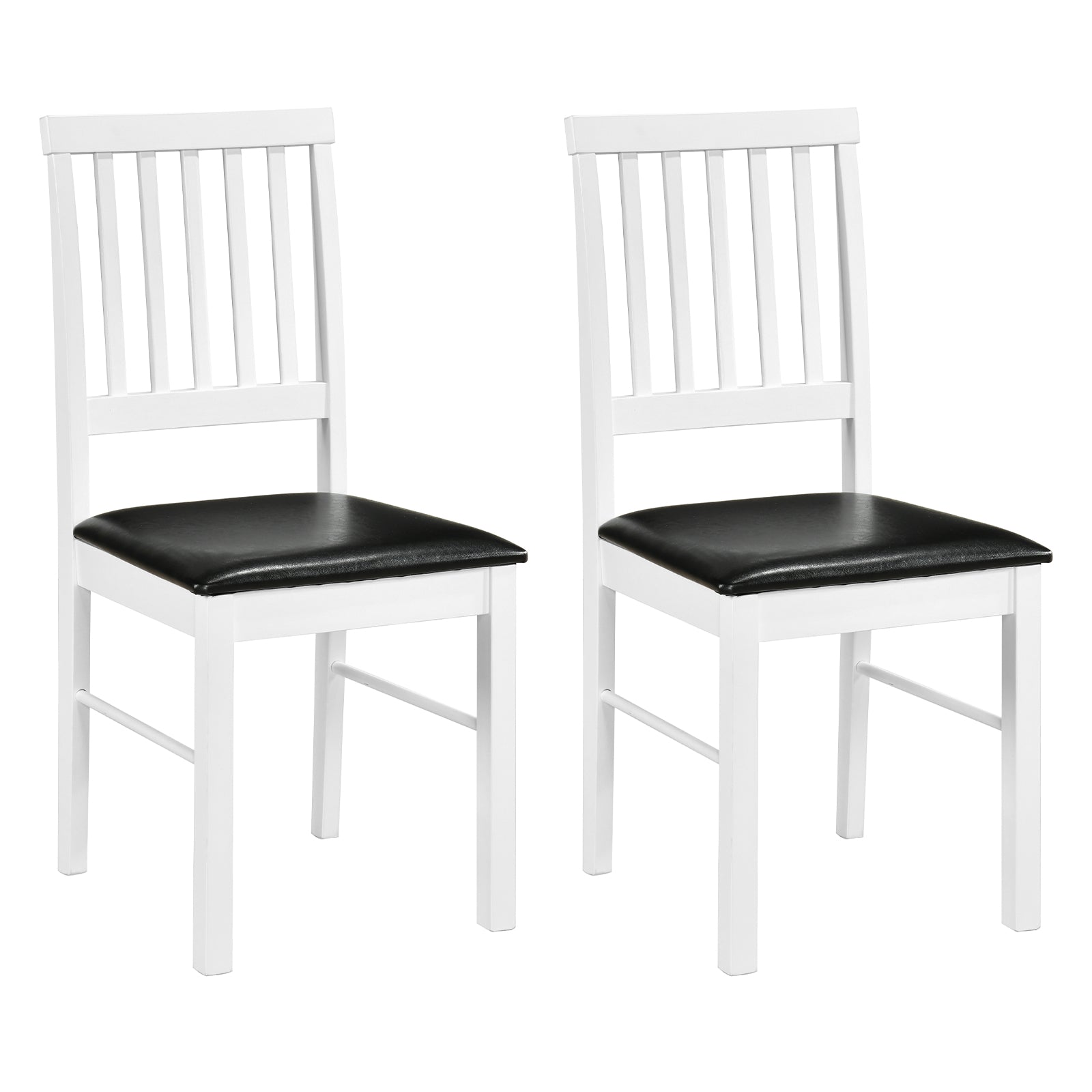 Modern Mid Century Dining Chairs Set Of 2, White Dining Chairs White at Gallery Canada