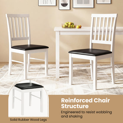 Modern Mid Century Dining Chairs Set Of 2, White Dining Chairs at Gallery Canada