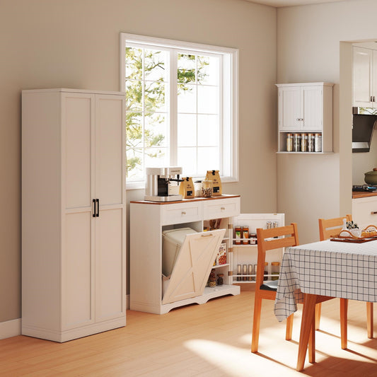 Dining Room Set, Tall Storage Cabinet, Trash Can Cabinet, Wall Mount Organizer Sideboards Cabinets & Buffets Options at Gallery Canada