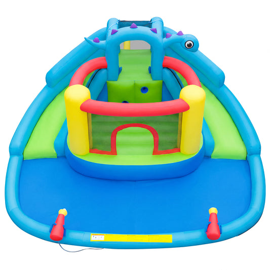 Dinosaur Inflatable Water Slide Park, Kids Bounce House, Multicolor Inflatable Water Slides Multicolor at Gallery Canada