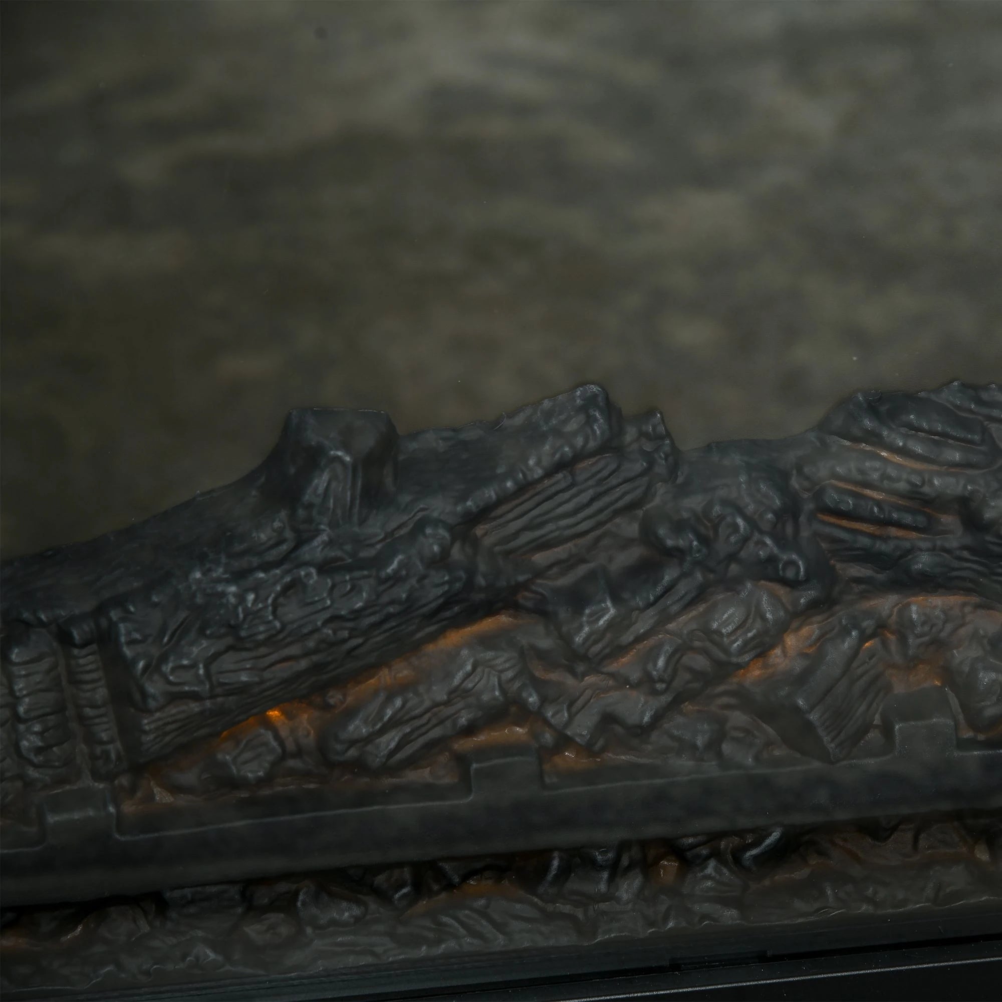 Electric Fireplace Mantel, Freestanding Heater, Realistic Flame, Adjustable Temperature, Timer, Remote, Black Electric Fireplaces at Gallery Canada