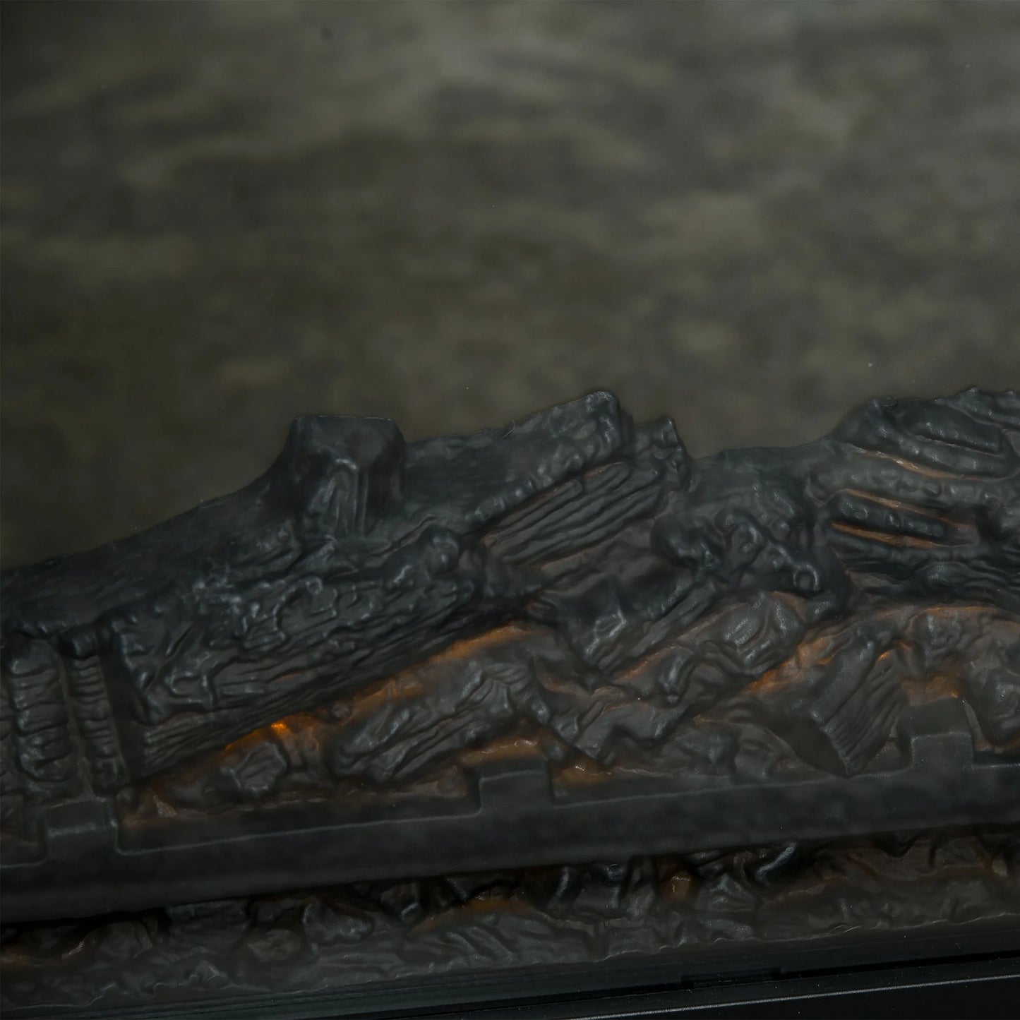 Electric Fireplace Mantel, Freestanding Heater, Realistic Flame, Adjustable Temperature, Timer, Remote, Black Electric Fireplaces at Gallery Canada