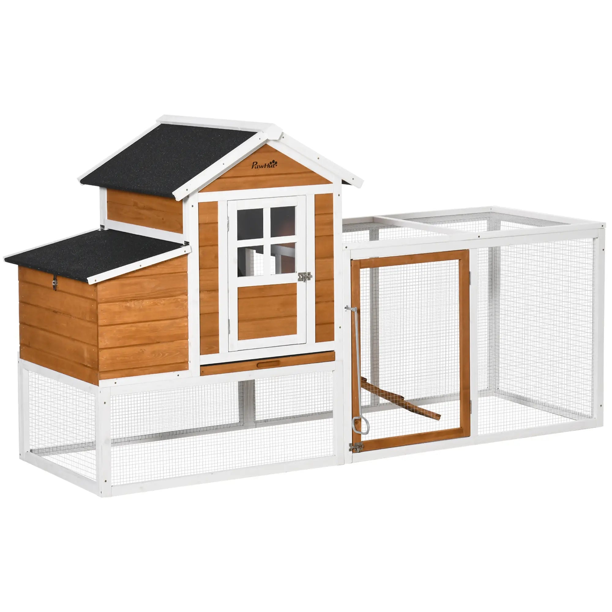 Large Chicken Coop With Nesting Box, For 2-4 Chickens, Orange And White Chicken Coops at Gallery Canada
