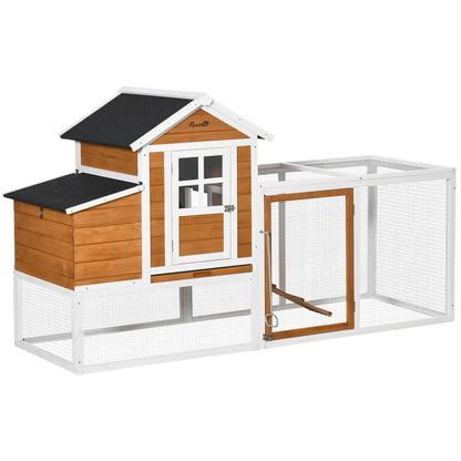 Large Chicken Coop With Nesting Box, For 2-4 Chickens, Orange And White Chicken Coops at Gallery Canada
