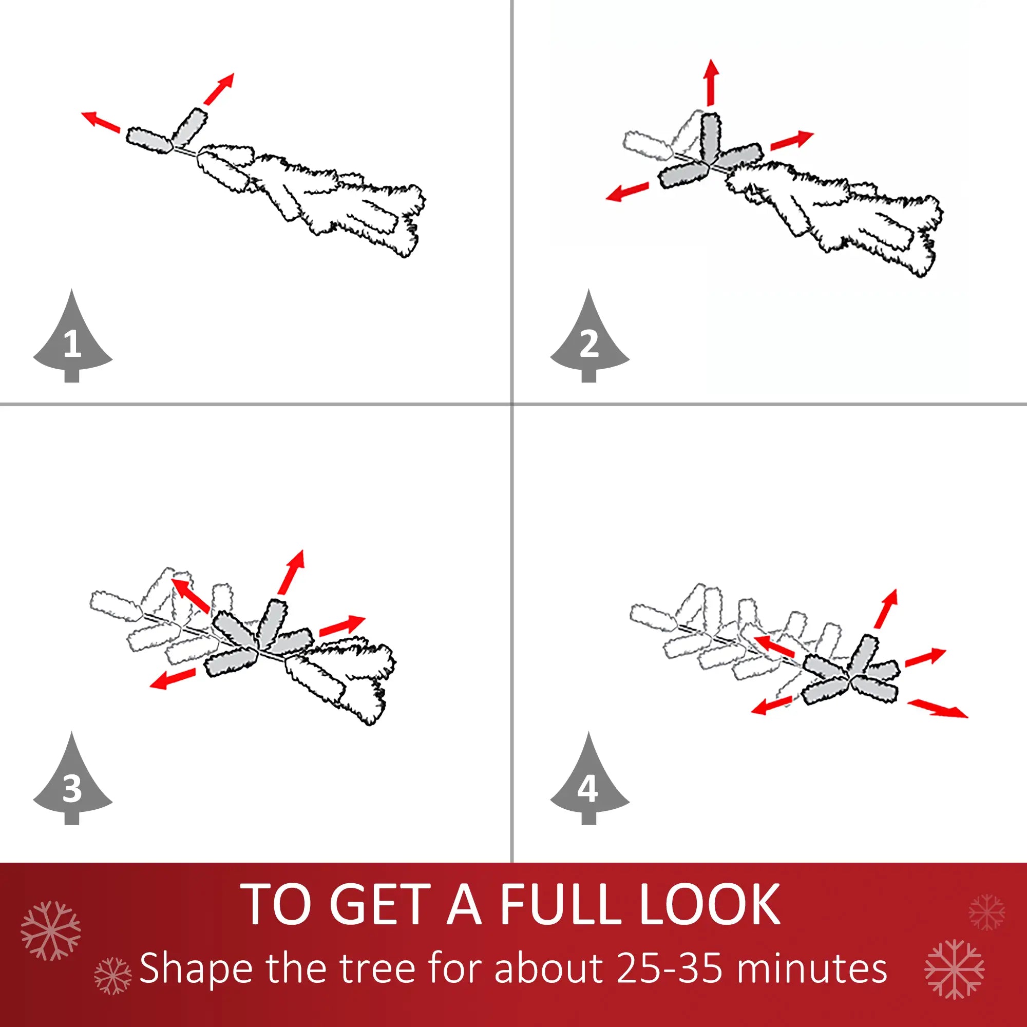 7ft Artificial Christmas Tree, Indoor Holiday Decoration, Black Artificial Christmas Trees at Gallery Canada