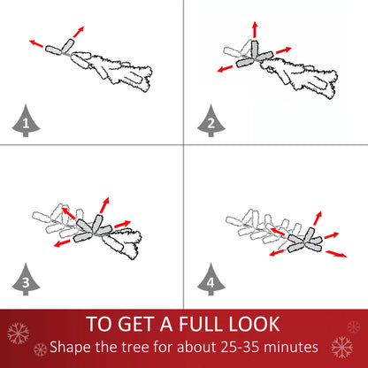 7ft Artificial Christmas Tree, Indoor Holiday Decoration, Black Artificial Christmas Trees at Gallery Canada