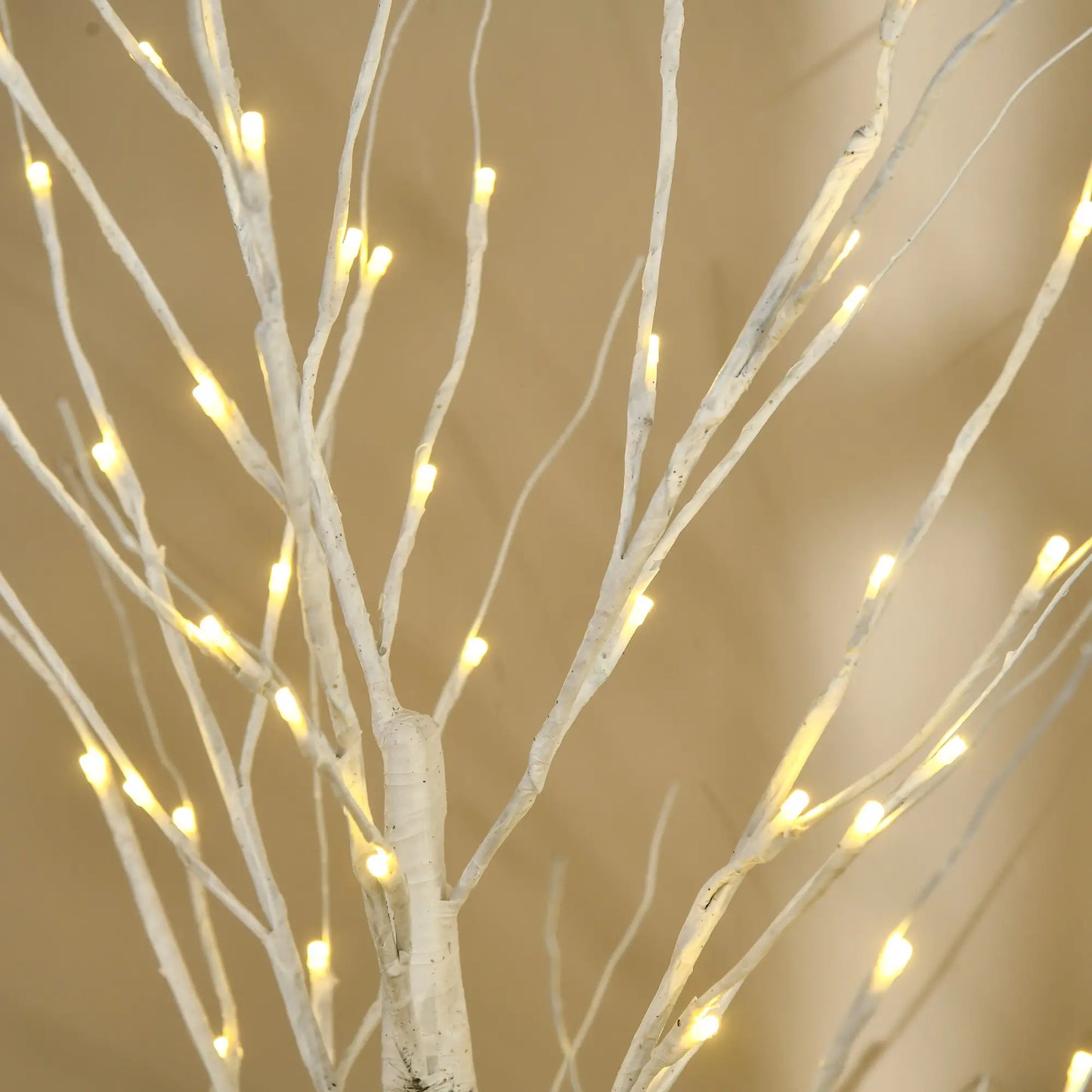 5 Ft Pre-Lit LED Artificial Birch Tree, Indoor Outdoor Use Artificial Tree at Gallery Canada