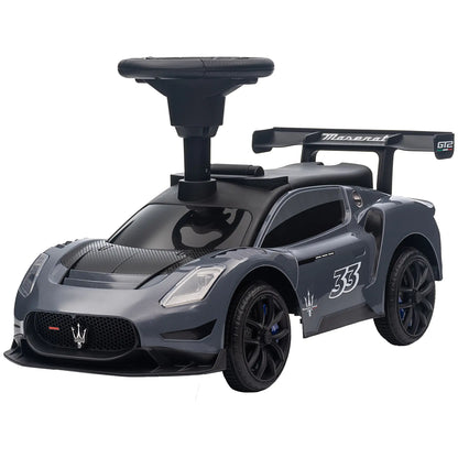Maserati GT2 Baby Sliding Car, Storage, Music, Horn, 18-60 Months, Grey Push Cars for Toddlers Grey at Gallery Canada