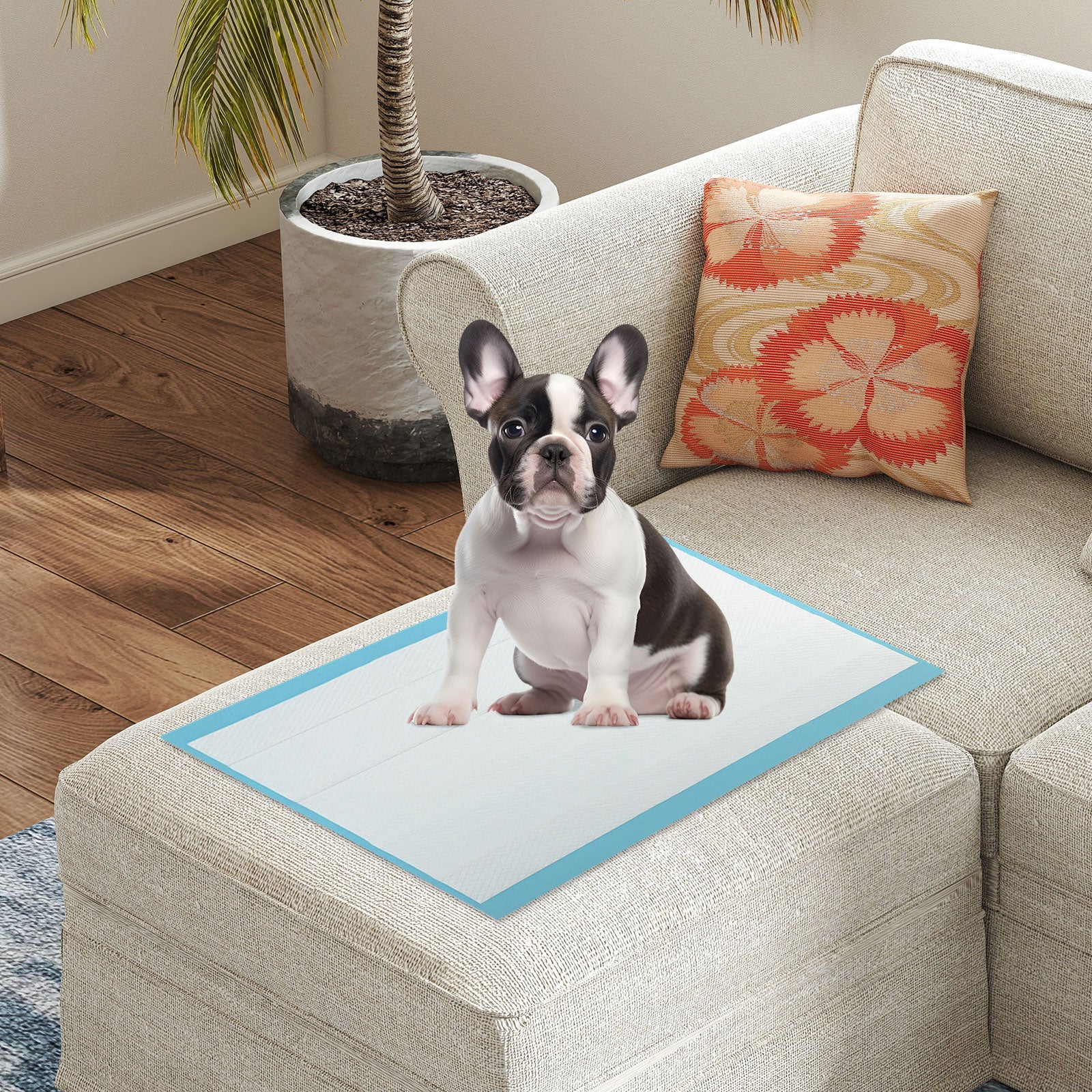 Dog and Puppy Pee Pads 24" x 17" (300 Counts) for Potty Training, Blue Dog Supplies at Gallery Canada