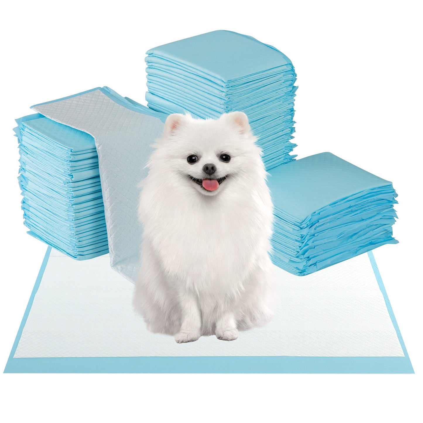 Dog Pee Pads 24" x 17", 300 Count, Potty Training, Blue Dog Supplies at Gallery Canada