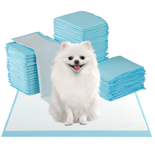 Dog Pee Pads 24" x 17", 300 Count, Potty Training, Blue Dog Supplies Blue at Gallery Canada