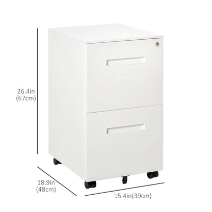 Vertical File Cabinet, Adjustable Partition, A4 Letter Size, Lockable, White Office Cabinets & Cupboards at Gallery Canada