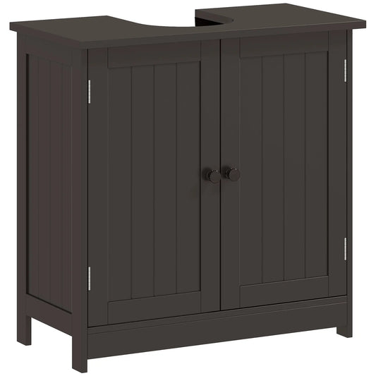 Under Sink Bathroom Cabinet, 2 Doors with Shelf, Coffee Bathroom Cabinets Coffee at Gallery Canada