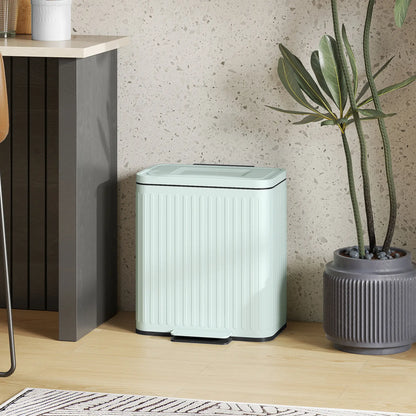 2 x 5.3 Gallon Trash Can, Soft Close Lid, Removable Inner Buckets