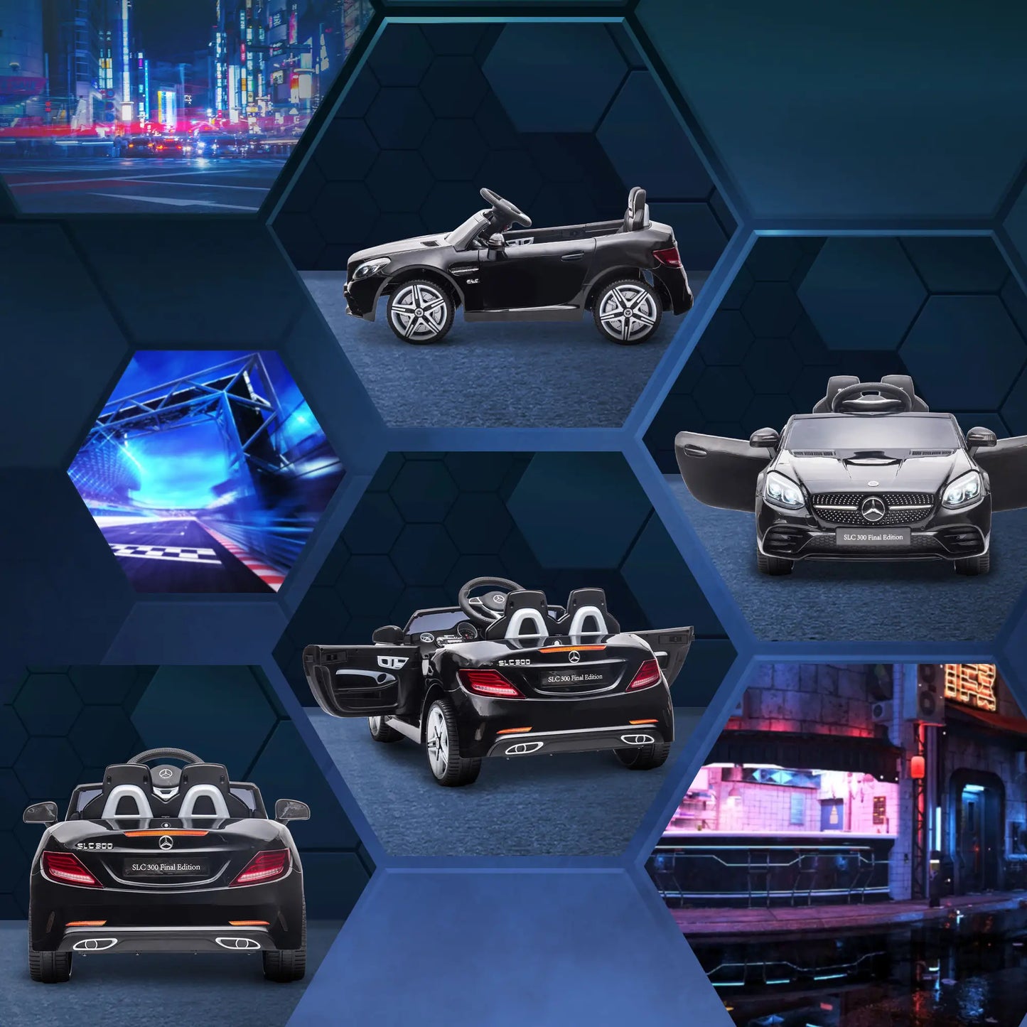 12V Ride On Car, Parent Remote Control, Two Motors, Music, Lights, Suspension Wheels, Black Electric Toy Cars at Gallery Canada