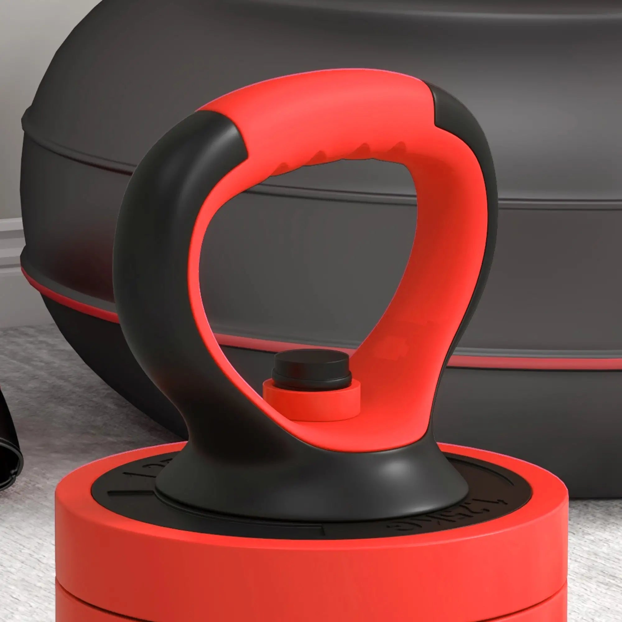 66lbs 4-in-1 Adjustable Weight Dumbbell Set, Barbell, Kettlebell, Red Dumbbells & Barbells at Gallery Canada