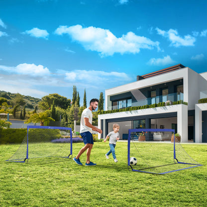 6' x 3' Soccer Nets, Portable Goal with Carry Bag Football at Gallery Canada