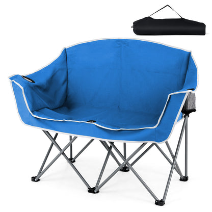 Oversized Loveseat Camping Chair, With Armrests And Cup Holders, Blue Beach & Lawn Chairs at Gallery Canada