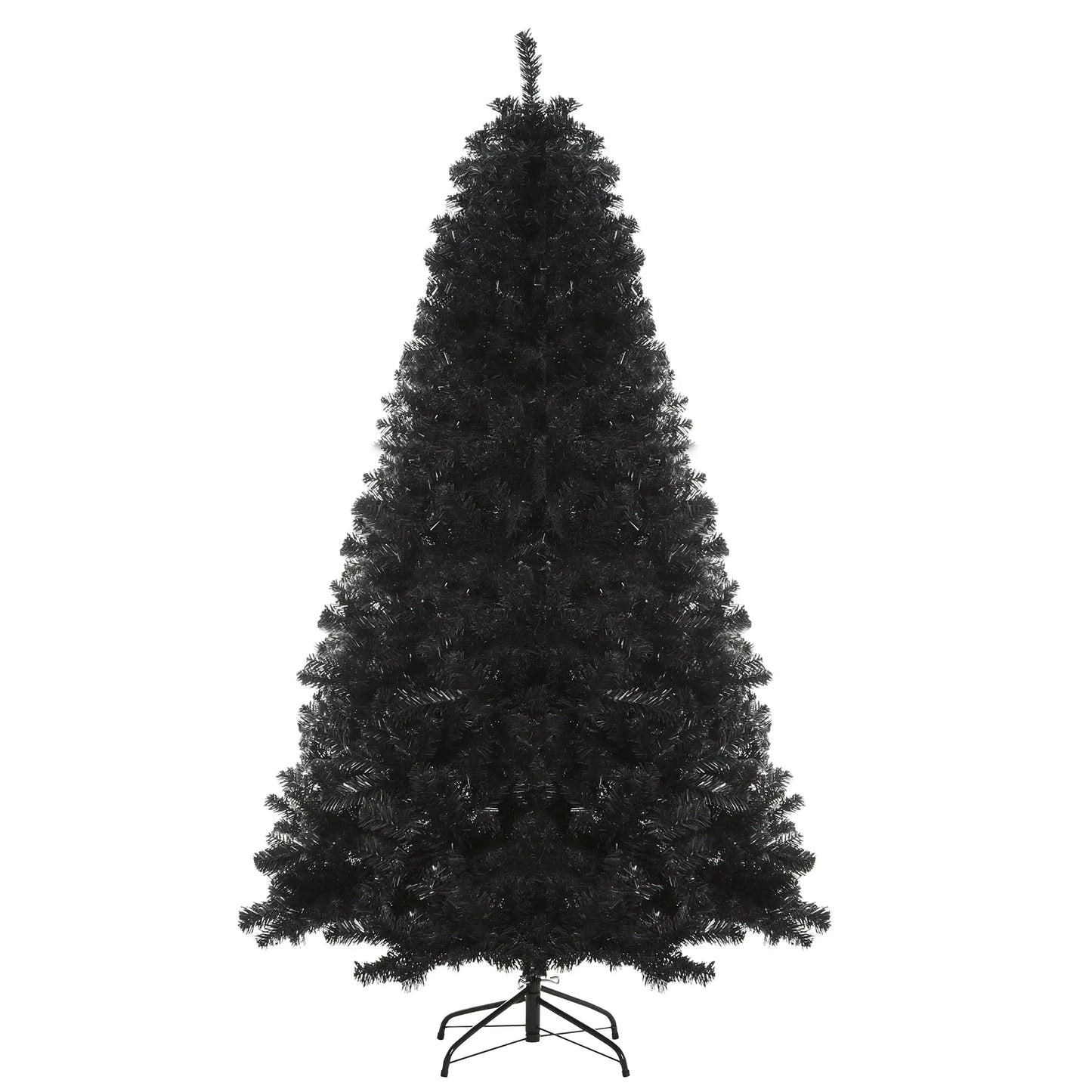 6ft Artificial Christmas Tree, Unlit Douglas Fir, Realistic Branch Tips, Black Artificial Christmas Trees at Gallery Canada