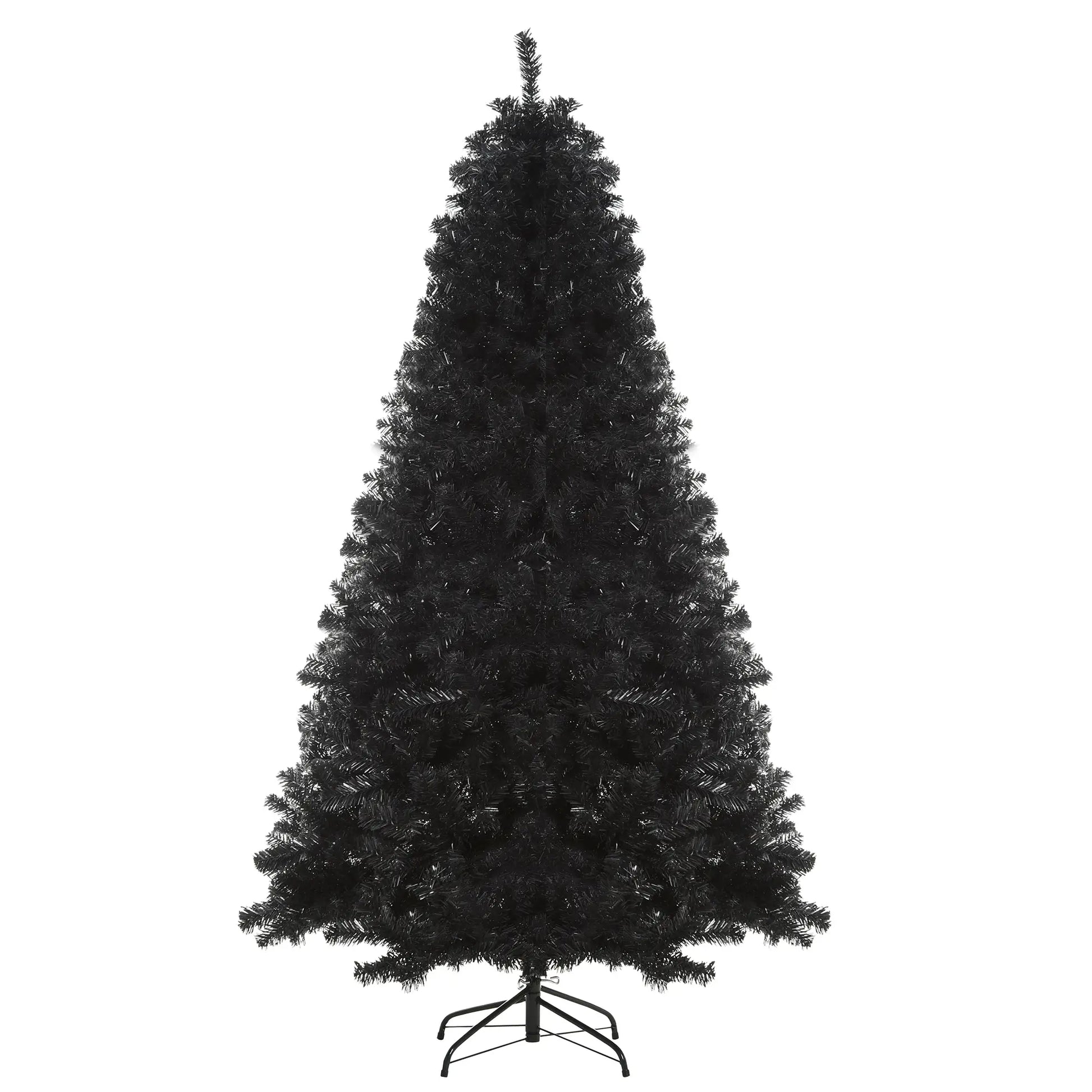 6ft Artificial Christmas Tree, Unlit Douglas Fir, Realistic Branch Tips, Black Artificial Christmas Trees at Gallery Canada