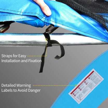 12ft Trampoline Replacement Pad, Spring Cover, EPE Foam, Light Blue Trampolines at Gallery Canada