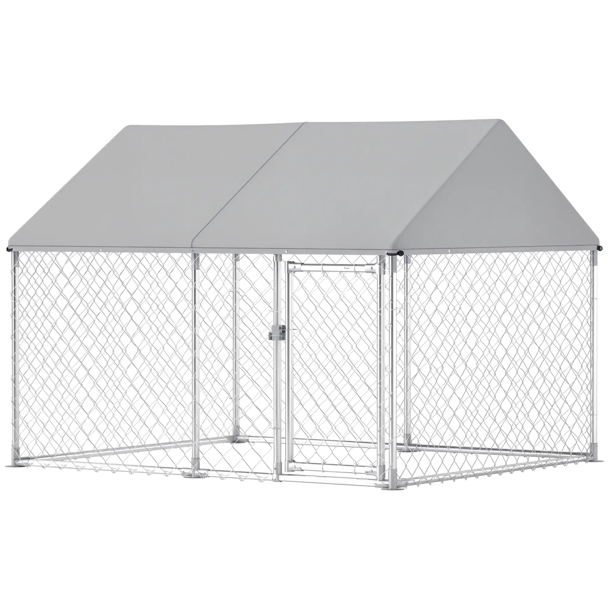 Outdoor Dog Kennel, Waterproof Anti-UV Cover, Quick-Connect Frame, Secure Lock Houses, Kennels & Pens at Gallery Canada
