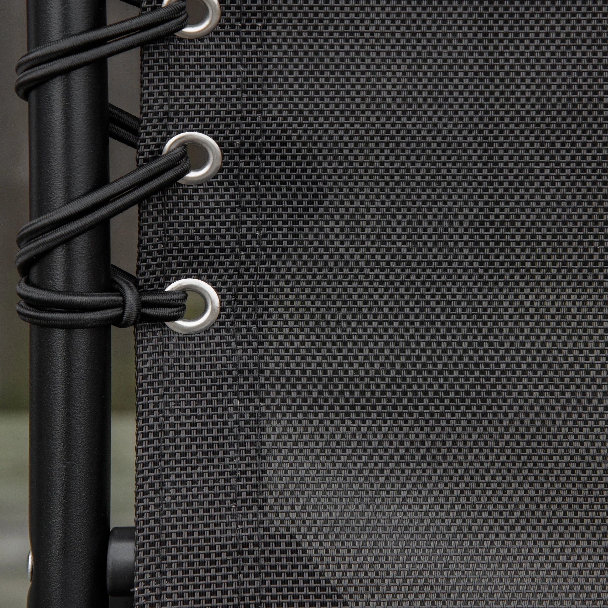 Outdoor Folding Lounge Chair, 4-Level Adjustable, Black Lounger Chairs at Gallery Canada