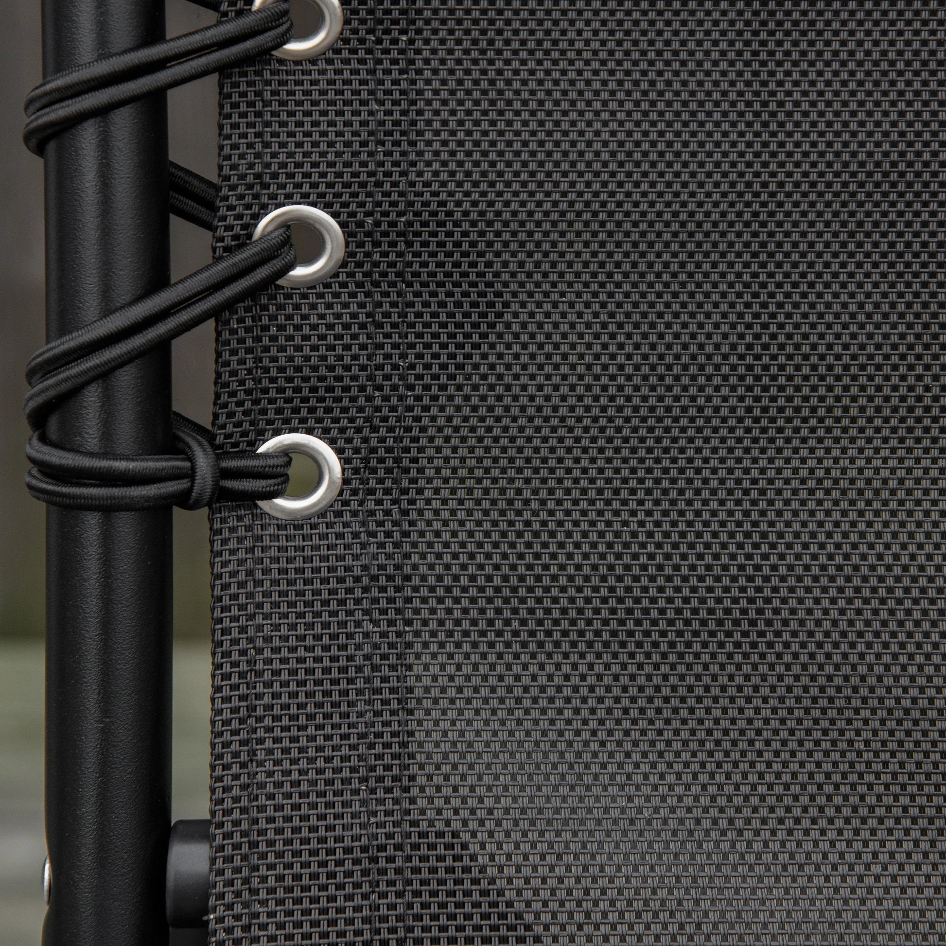 Outdoor Folding Lounge Chair, 4-Level Adjustable, Black Lounger Chairs at Gallery Canada