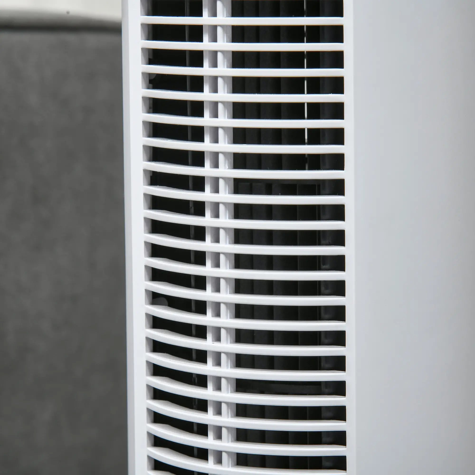 Freestanding Tower Fan, 3 Speed, 12h Timer, Oscillating, LED Panel, Remote, White Tower Fans at Gallery Canada