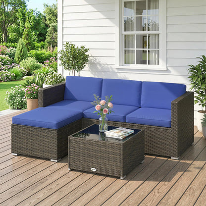 Patio Furniture Set, 3 Pieces, PE Rattan Wicker, Glass Top Table Patio Furniture Sets at Gallery Canada