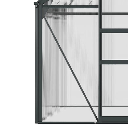 Greenhouse Kit, PC Board with Sliding Door, 6.2' x 6.3' x 6.6', Grey Walk In Greenhouses at Gallery Canada
