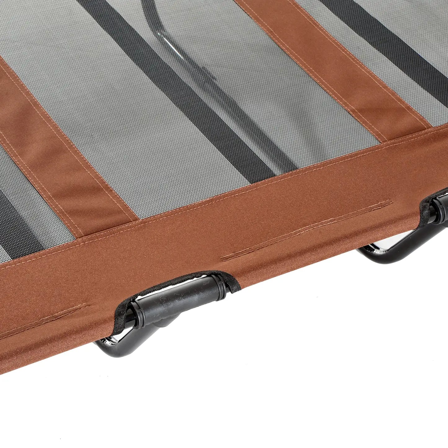 Elevated Dog Bed, XL Dog Cot, 48" x 36" x 9", Coffee Elevated Dog Beds at Gallery Canada