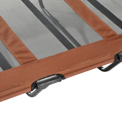 Elevated Dog Bed, XL Dog Cot, 48" x 36" x 9", Coffee Elevated Dog Beds at Gallery Canada