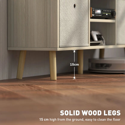 Modern TV Stand, Foldable Drawers, Shelves, Natural TV Stands at Gallery Canada