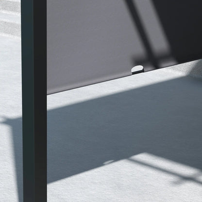 10' x 10' Retractable Pergola Canopy, Grey Pergolas at Gallery Canada