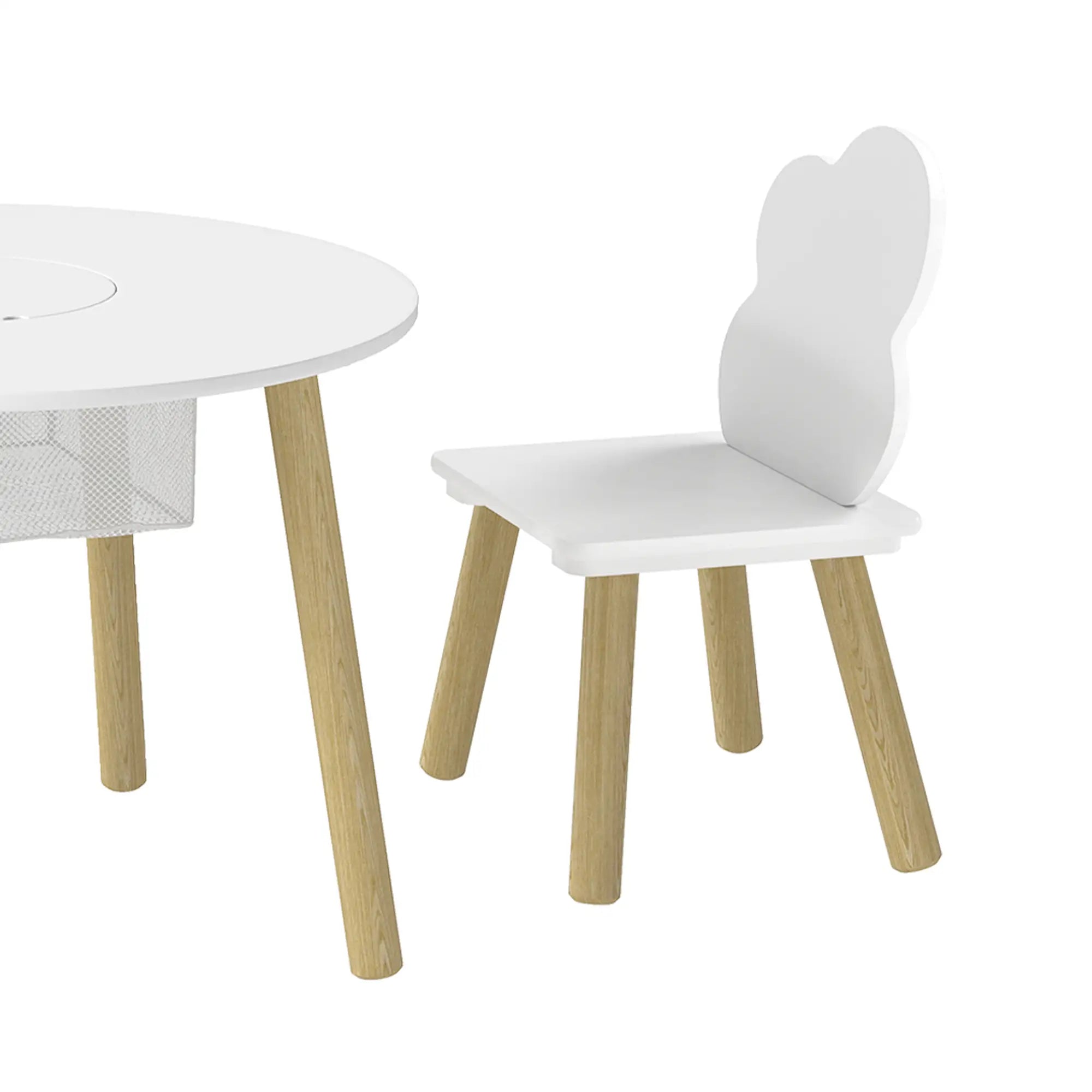Kids Table and Chairs Set With Storage, White Kids Table Sets at Gallery Canada