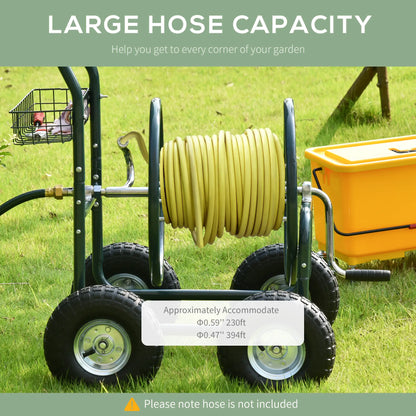 Portable Garden Hose Reel Cart, 4 Wheels, Storage Basket Folding Garden Carts at Gallery Canada