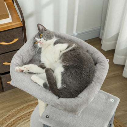 41 Inch Cat Tree, Scratching Posts, Bed, Condo, Grooming Brush Cat Trees at Gallery Canada