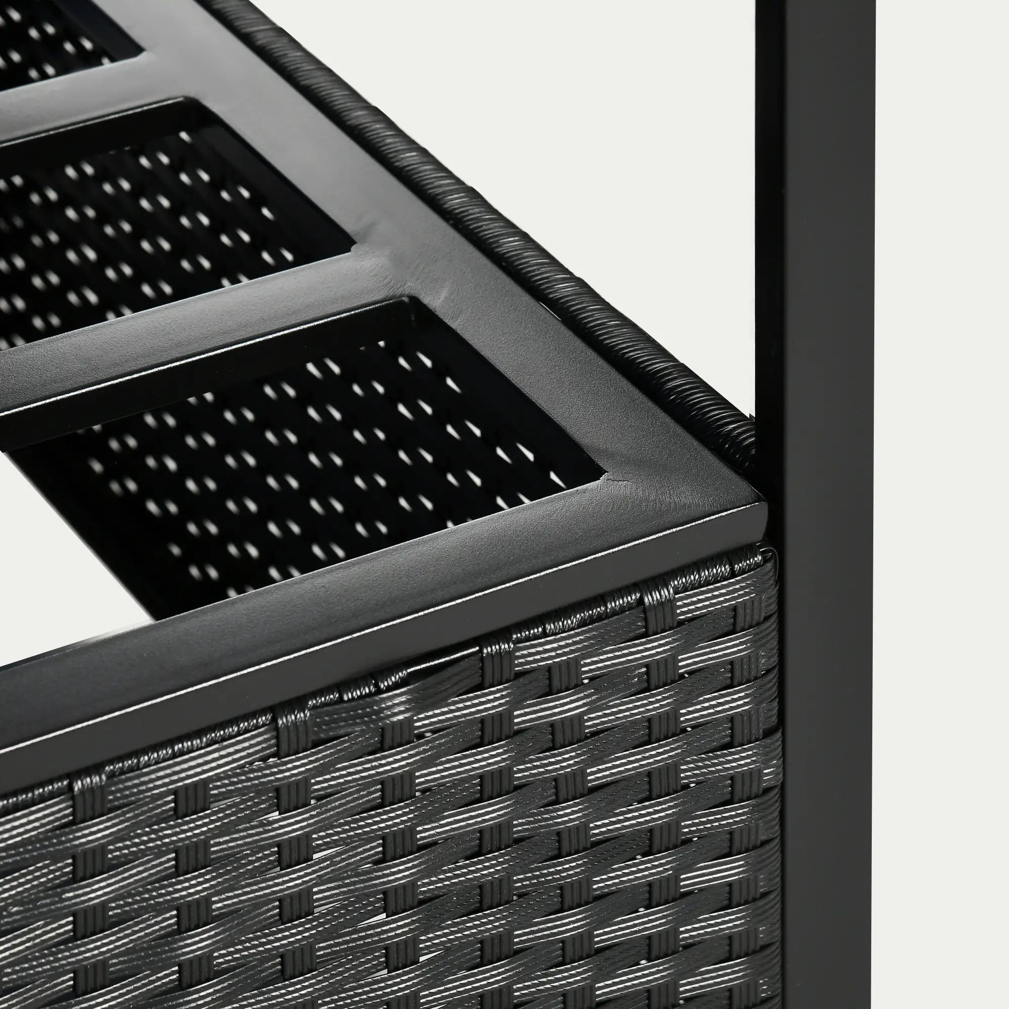 Outdoor Rattan Sofa Set with Canopy, Patio Furniture, Turquoise Patio Furniture Sets at Gallery Canada