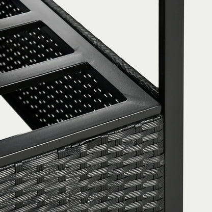 Outdoor Rattan Sofa Set with Canopy, Patio Furniture, Turquoise Patio Furniture Sets at Gallery Canada