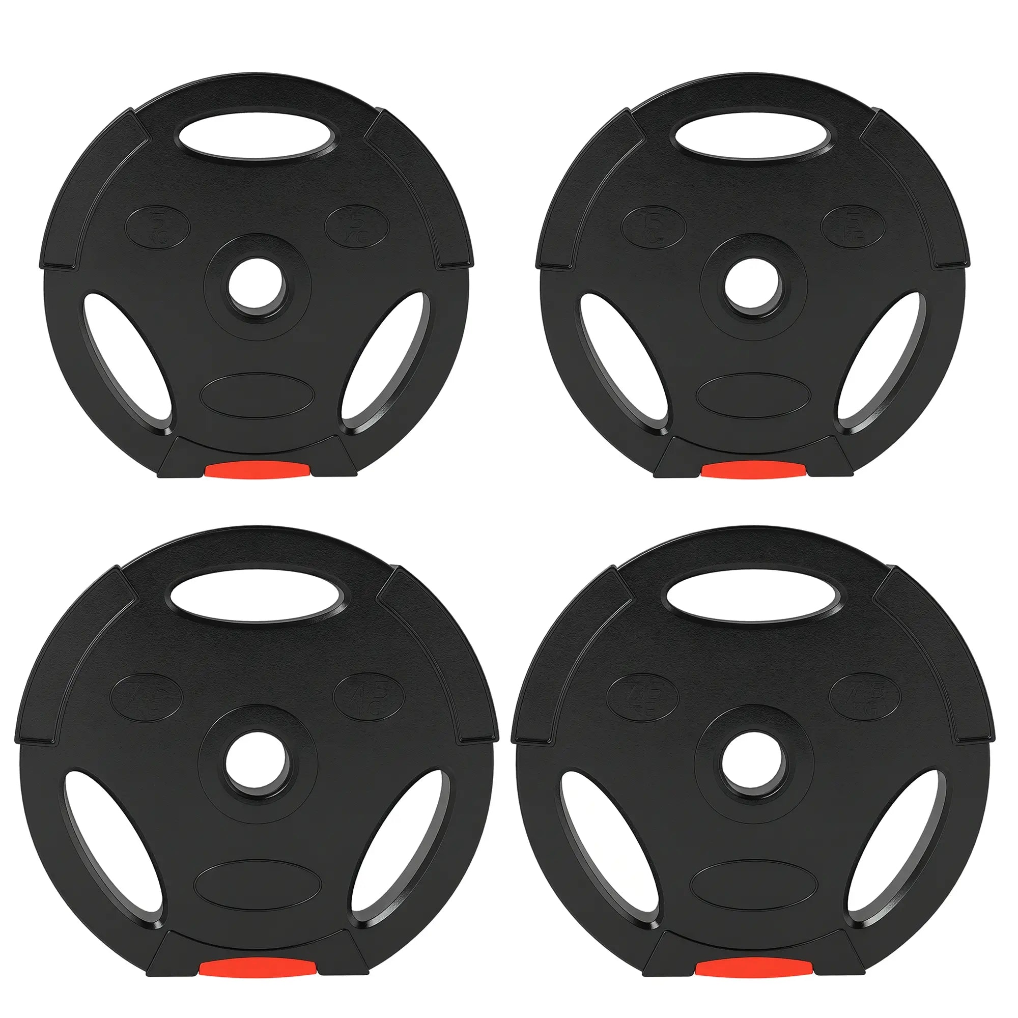 1-Inch Weight Plates, Barbell Weights Set, 2 x 17lbs + 2 x 11lbs Dumbbells & Barbells at Gallery Canada