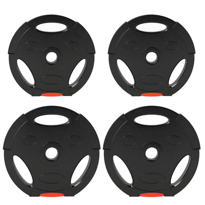 1-Inch Weight Plates, Barbell Weights Set, 2 x 17lbs + 2 x 11lbs Dumbbells & Barbells at Gallery Canada