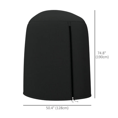 Egg Chair Cover, Waterproof Oxford Fabric, 50.4" x 74.8" H, Black Patio Furniture Covers at Gallery Canada