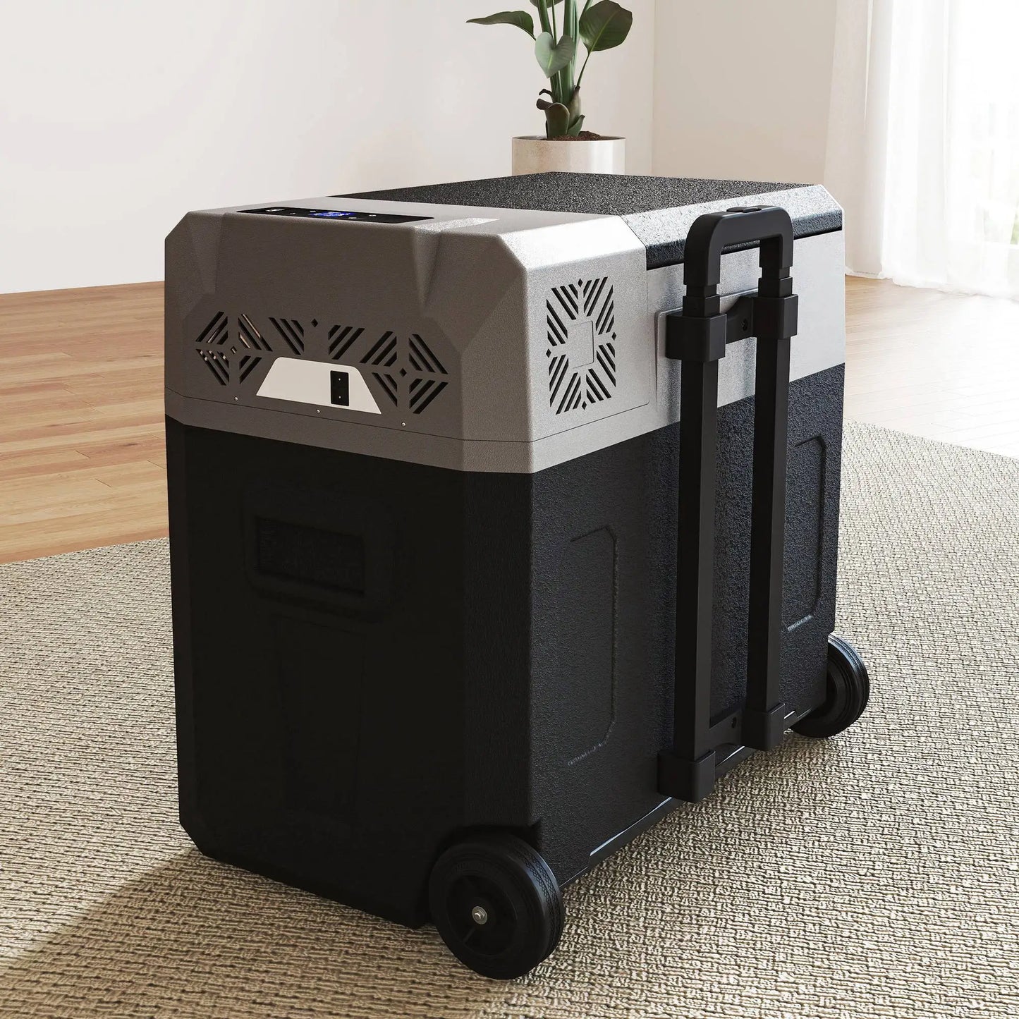 50L Portable Car Refrigerator, 12/24V Electric Cooler, -20℃, Camping, Travel Car Coolers at Gallery Canada
