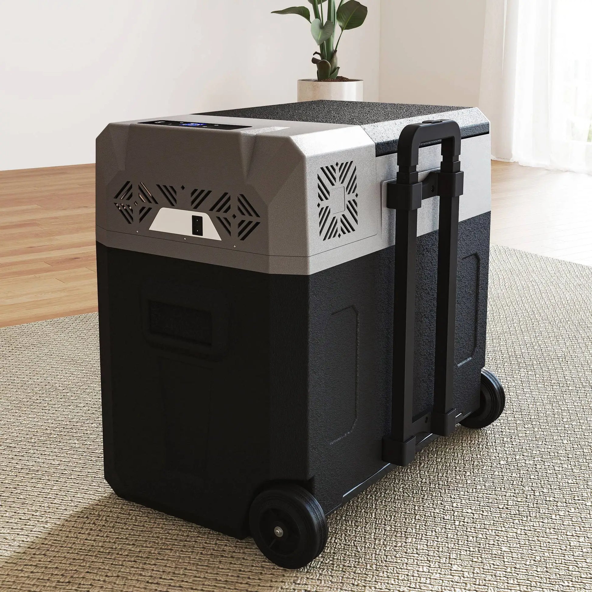 50L Portable Car Refrigerator, 12/24V Electric Cooler, -20℃, Camping, Travel Car Coolers at Gallery Canada